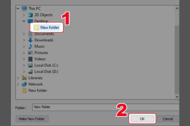 Click OK